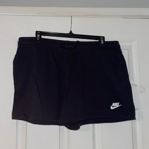 xl womens fleece nike shorts